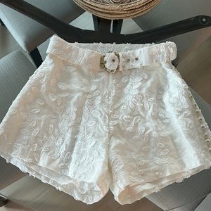 ZIMMERMANN Shorts - white linen